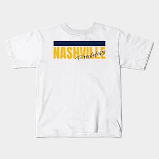 nashviile predators strip Kids T-Shirt